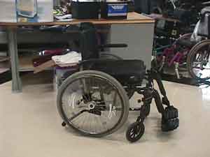 First wheelchair I rebuilt